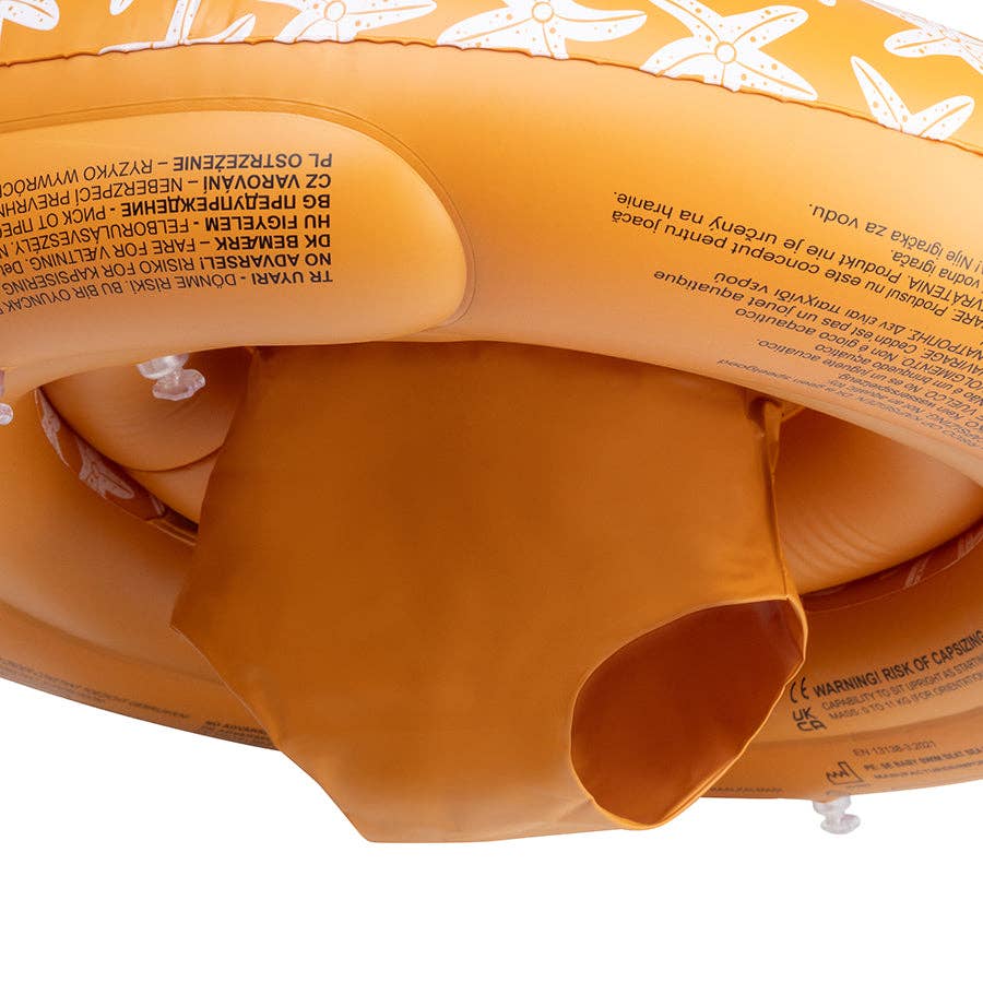 Bouée Bébé - Orange - Étoile de mer - 0/1 An