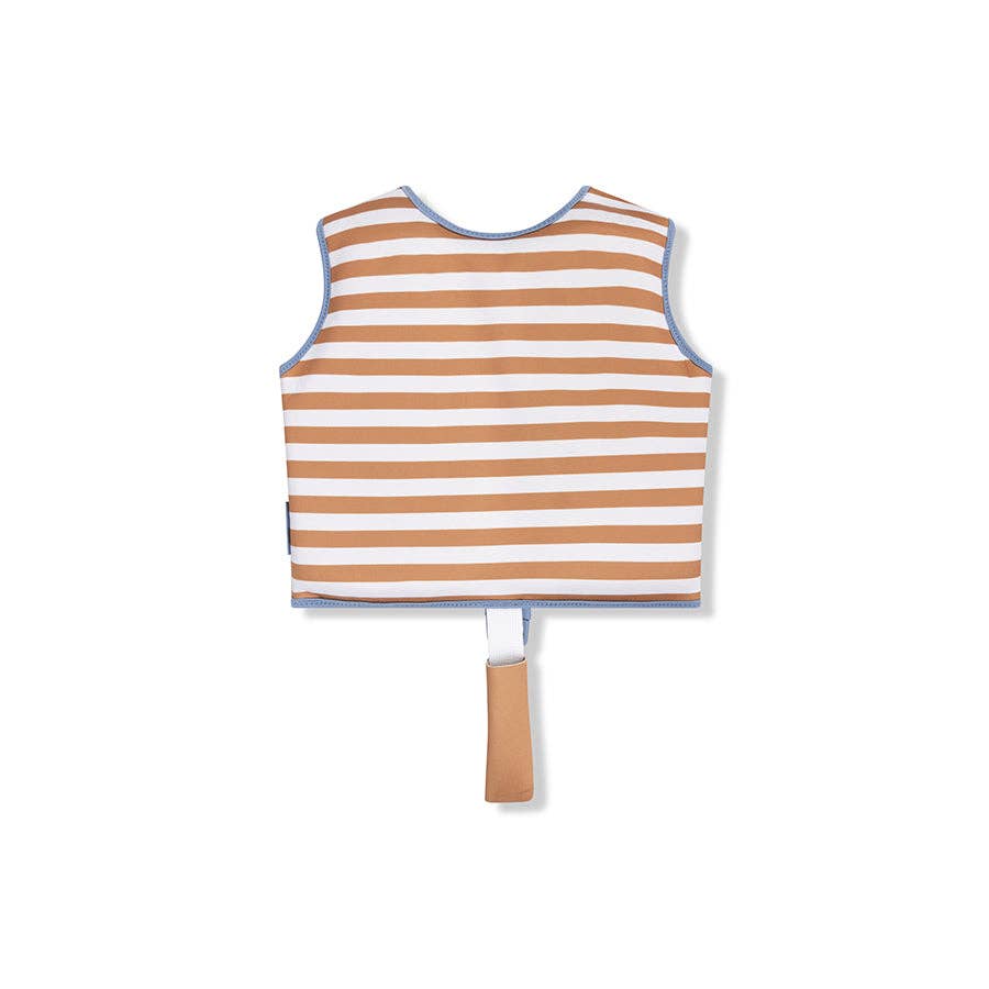 Gilet de natation - Marron/Blanc - Softlines: 2/3 Years