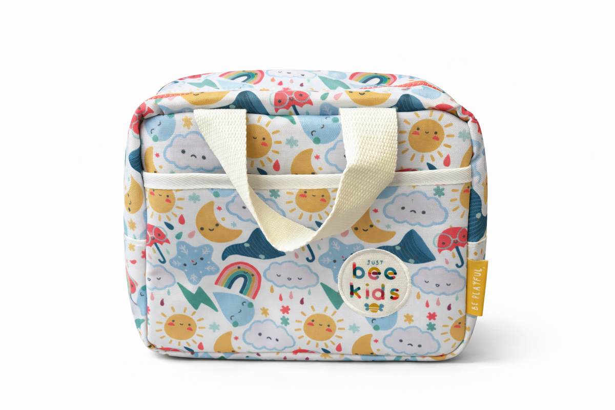 Sac à déjeuner enfant motif météo