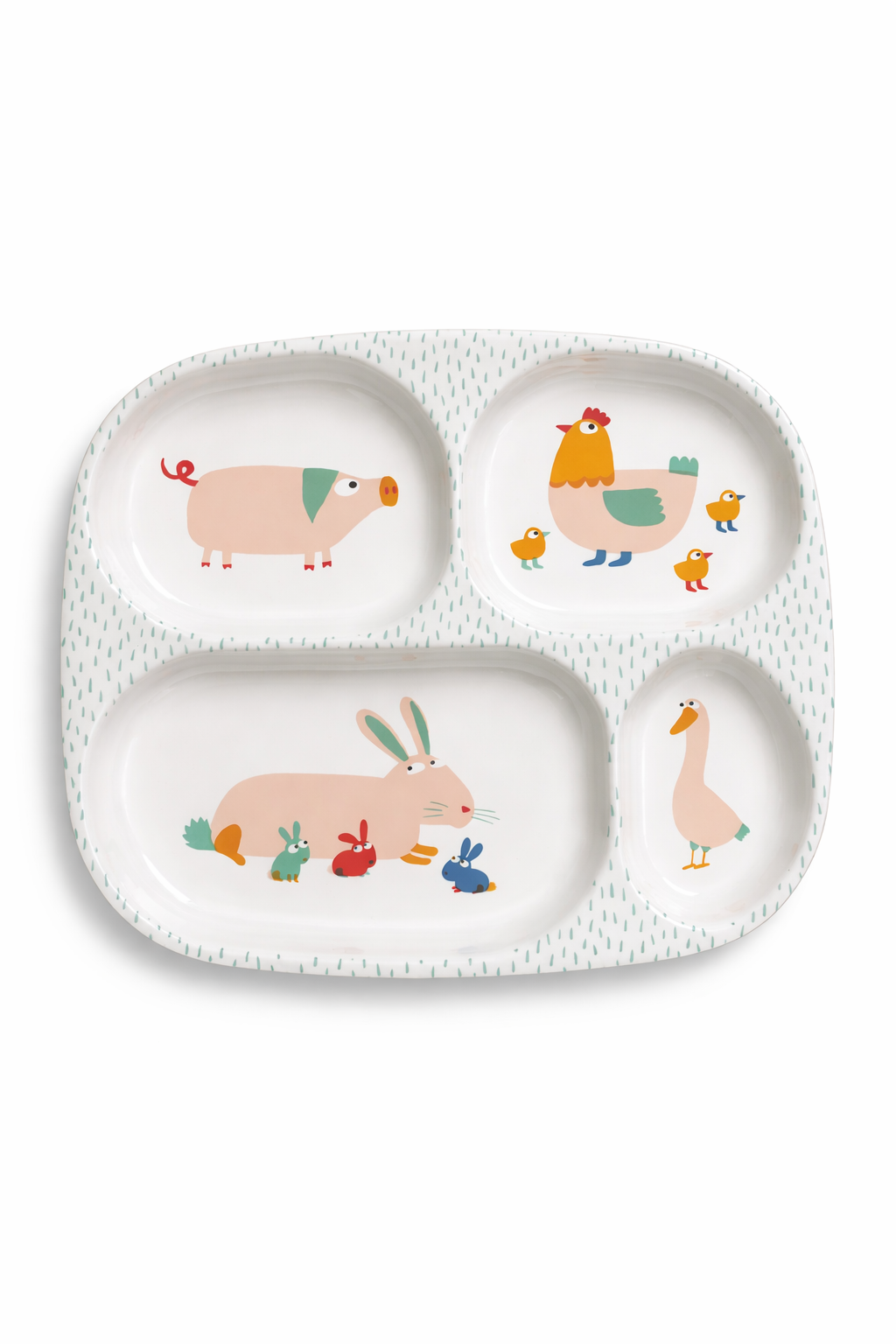 Plateau à 4 compartiments La ferme