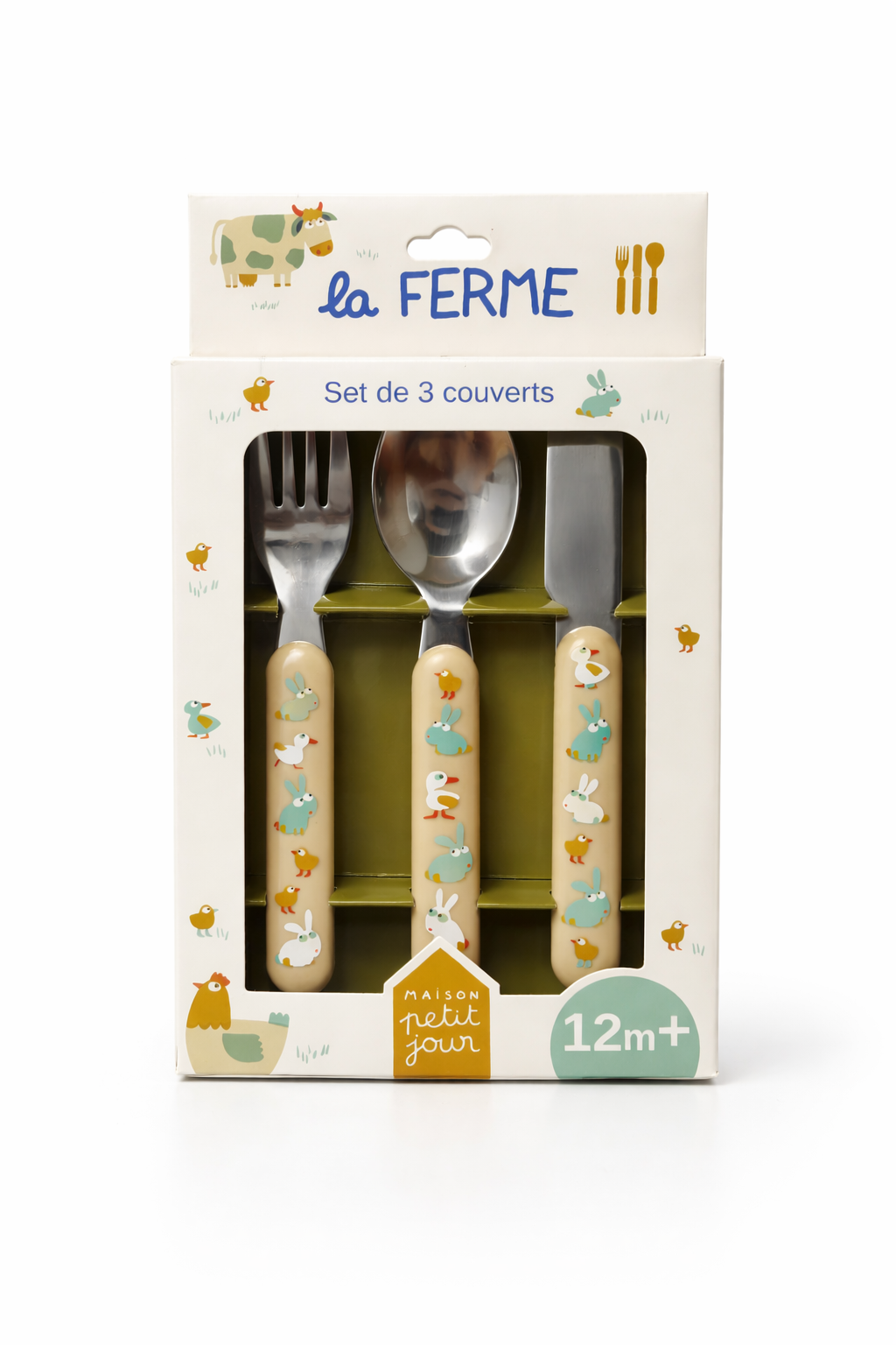 Set de 3 couverts La ferme