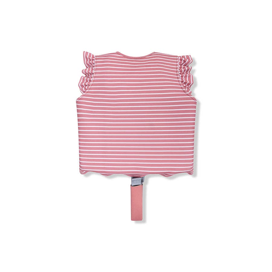Gilet de natation - Rouge/Blanc - Fleur de marguerite: 2/3 Years