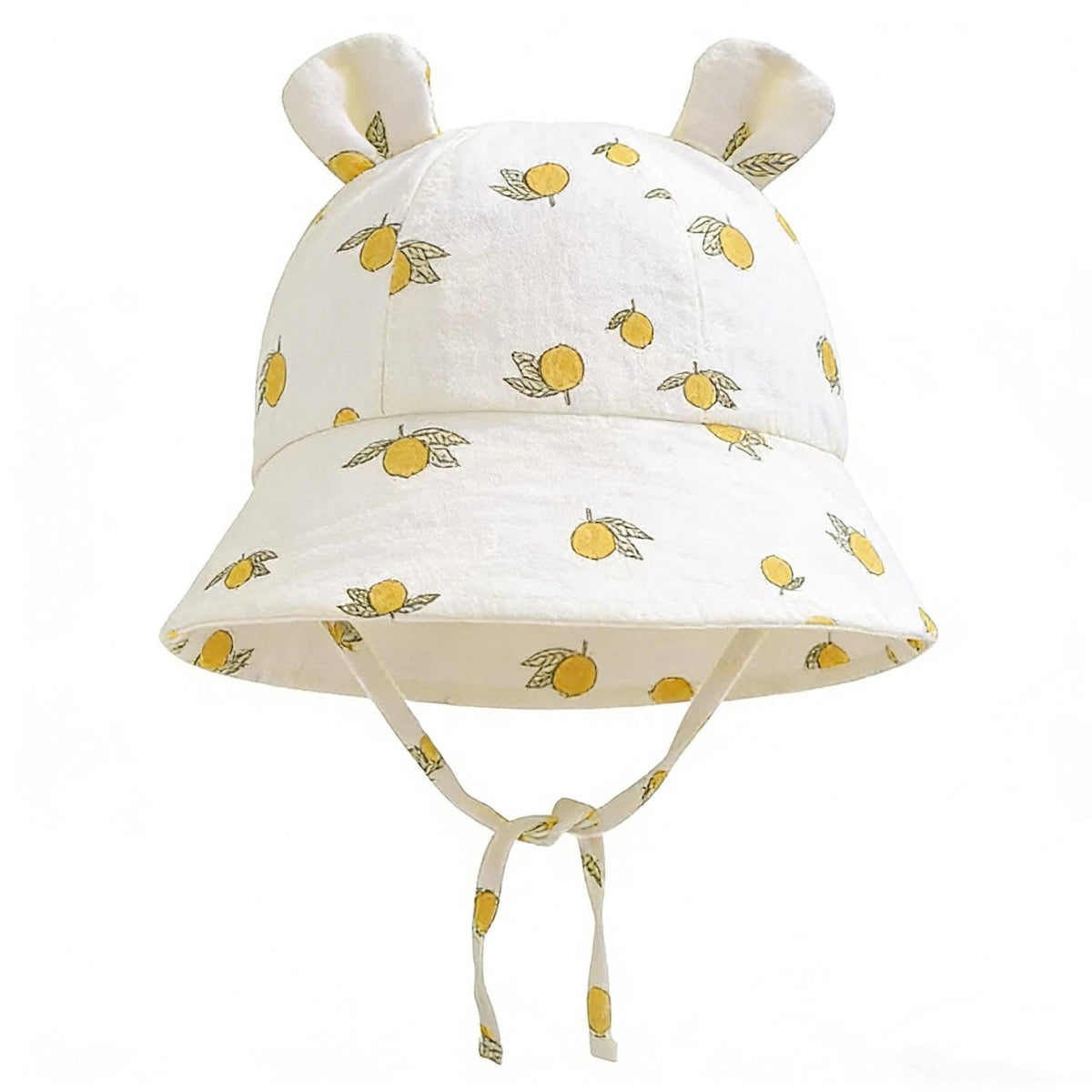 Chapeau de soleil pour bébé réglable - Citrons