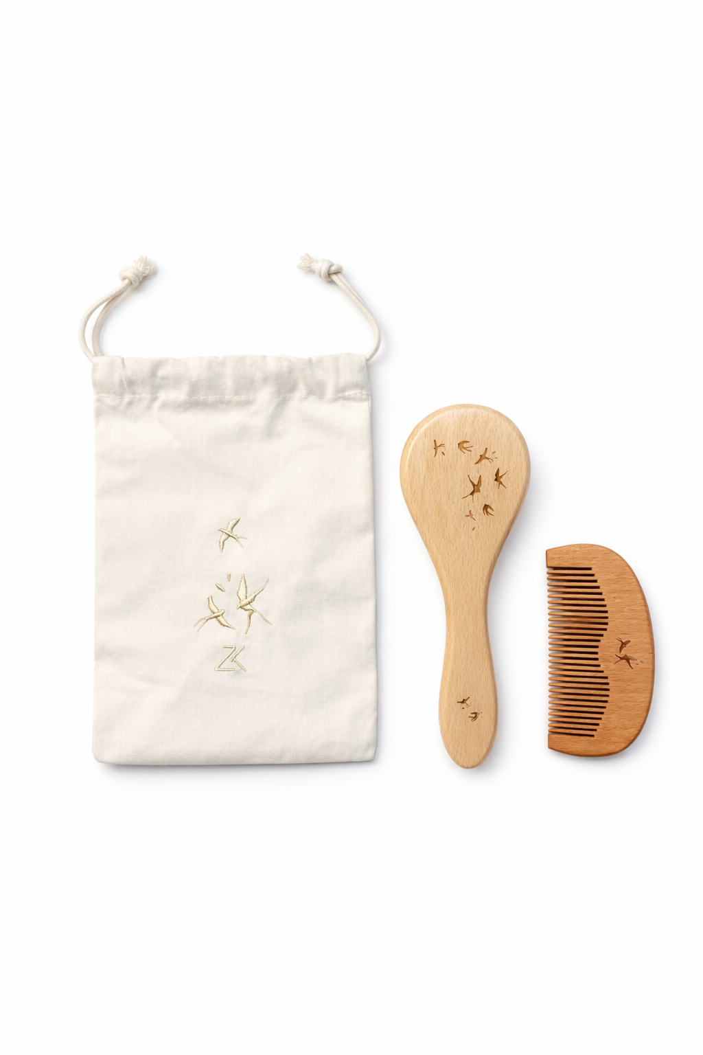 Set de brosse & peigne Hirondelles